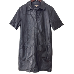 Genuine Burberry Brit Leather Dress Size 8